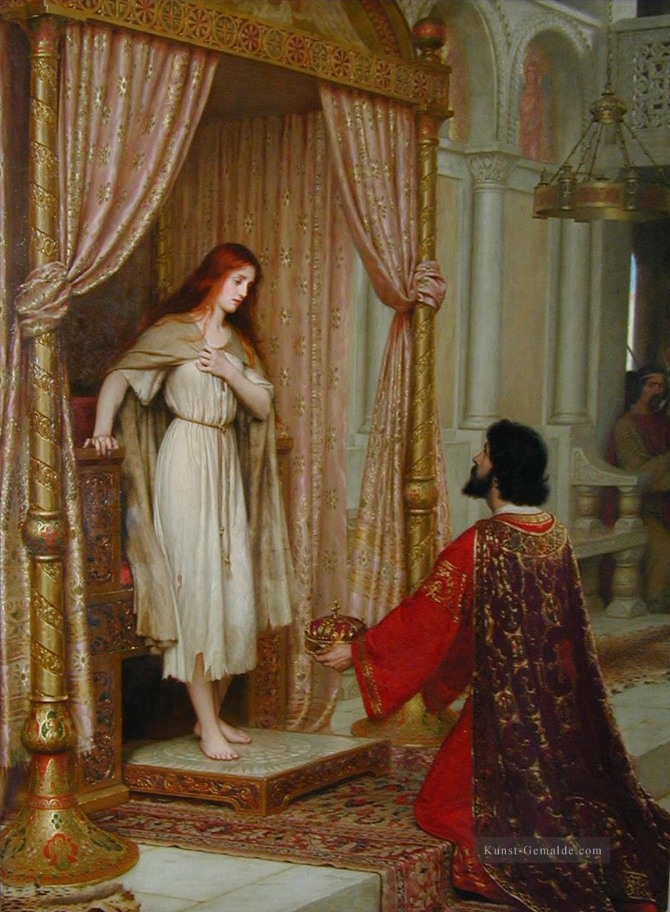 König Copetua und das Bettler Mädchen historischen Regency Edmund Leighton Ölgemälde